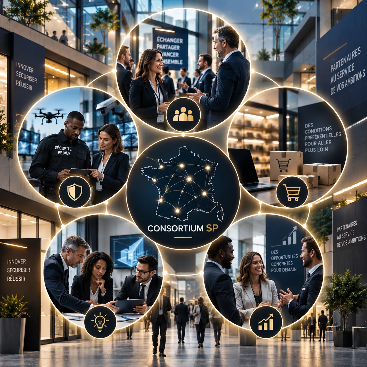 Consortium SP - réseau d’excellence connecté